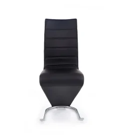 Krzesło K194 99 cm skórzane czarne
