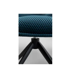 Krzesło obrotowe CARLITO MESH 82 cm niebieski