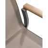 Krzesło ogrodowe FIERRO 88 cm czarny brązowy