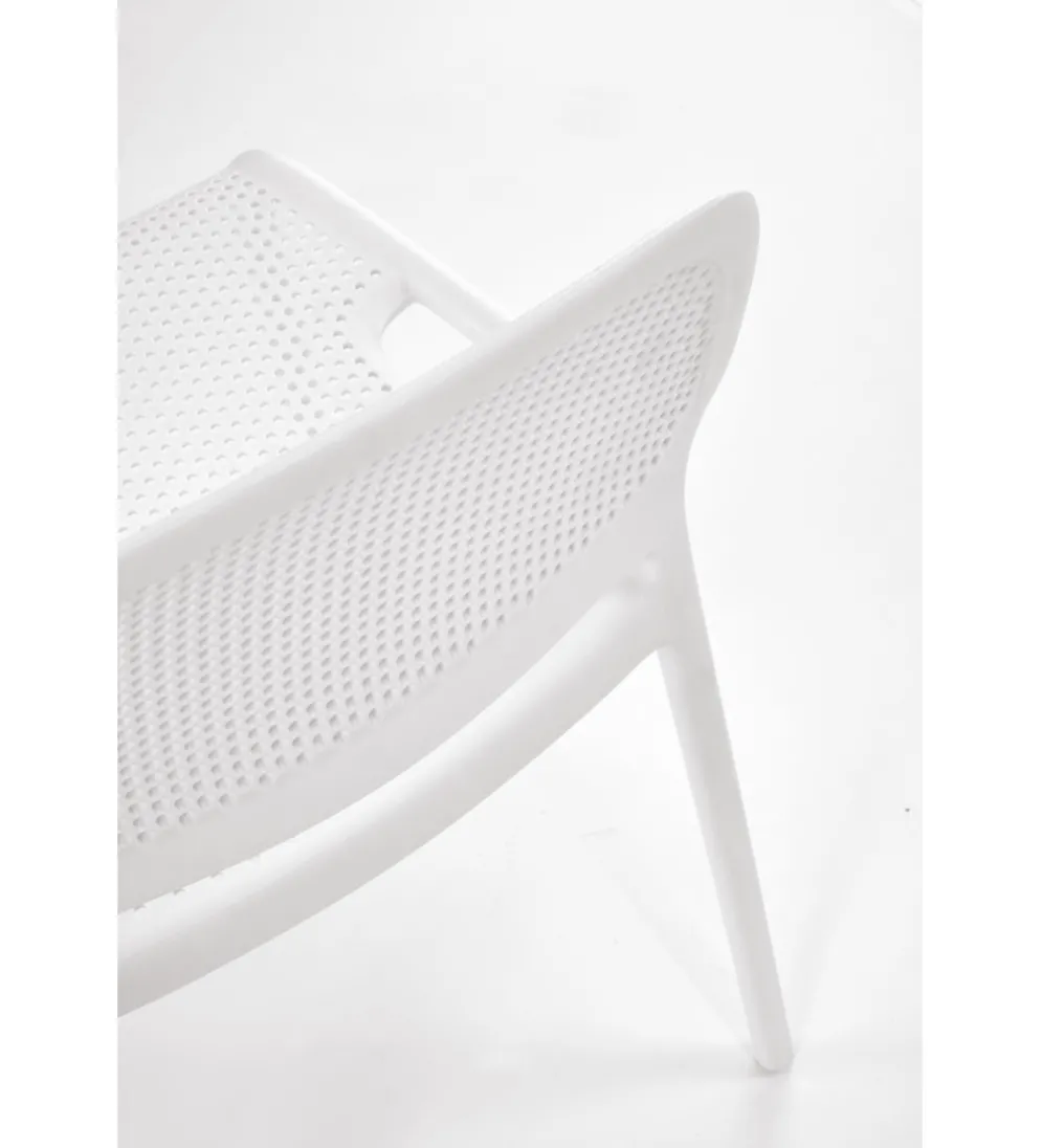 Krzesło ogrodowe K532 80 cm białe