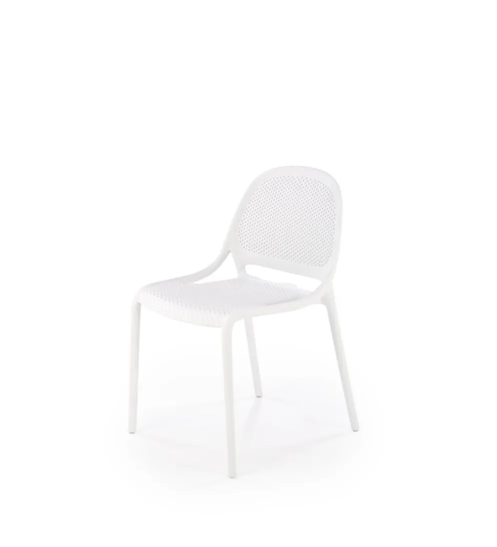Krzesło ogrodowe K532 80 cm białe