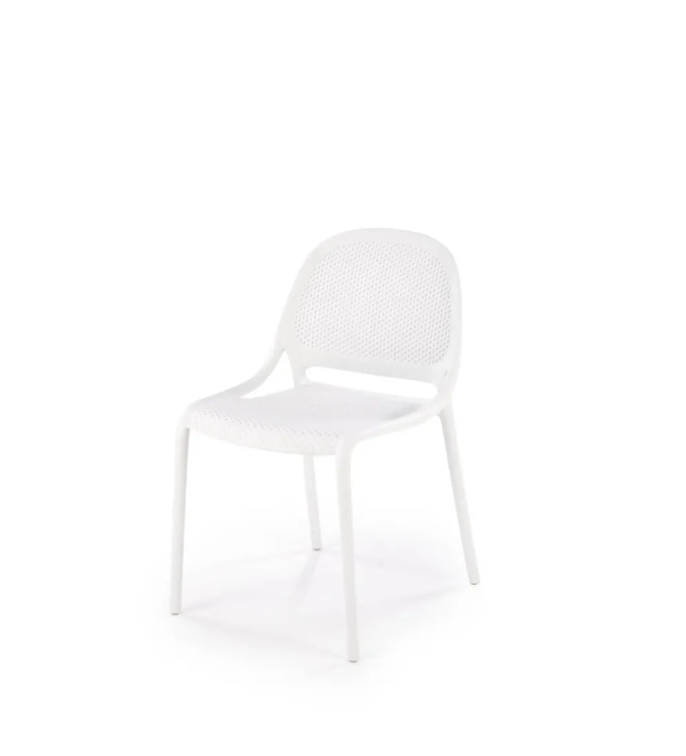 Krzesło ogrodowe K532 80 cm białe