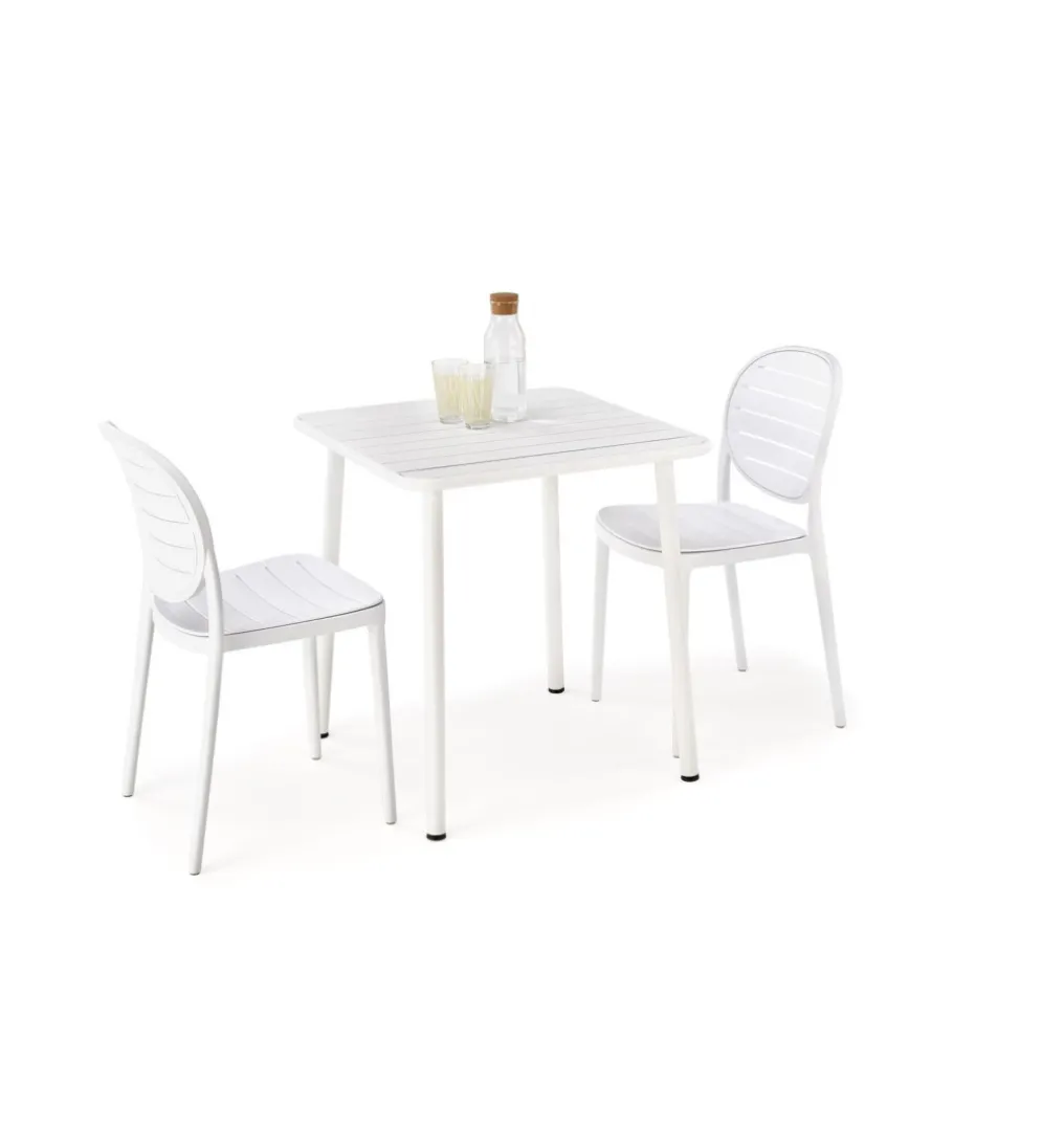 Krzesło ogrodowe K529 83 cm biały
