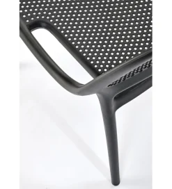 Krzesło ogrodowe K532 80 cm czarne