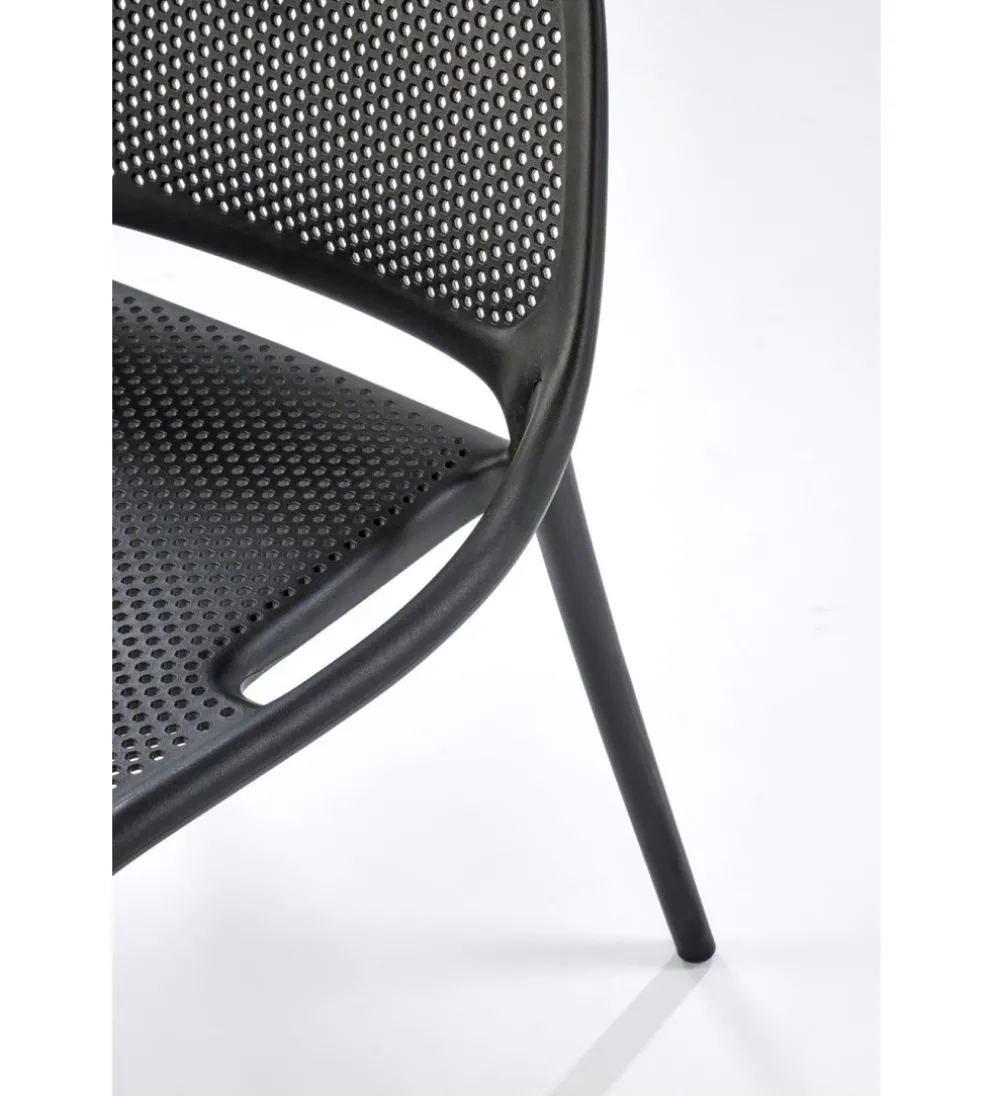 Krzesło ogrodowe K532 80 cm czarne