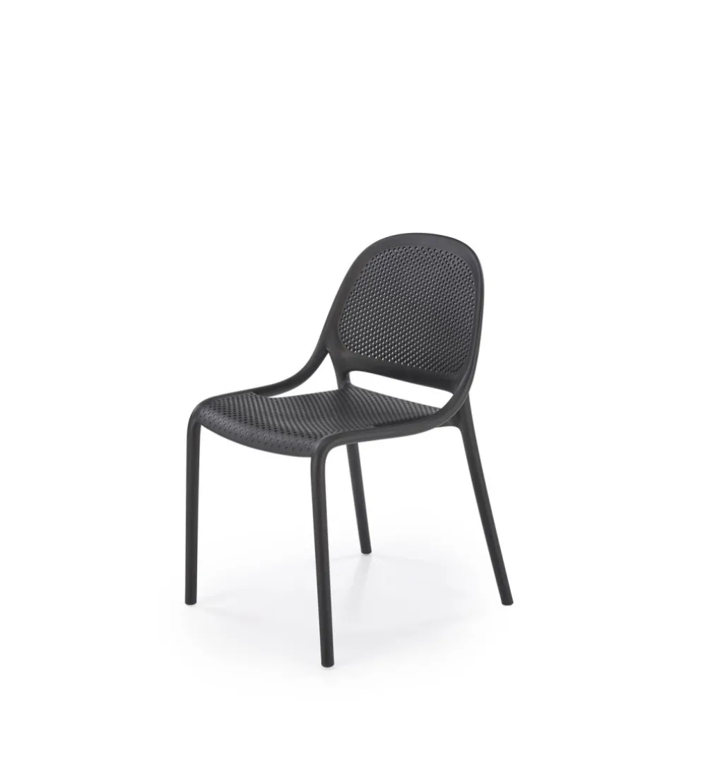Krzesło ogrodowe K532 80 cm czarne