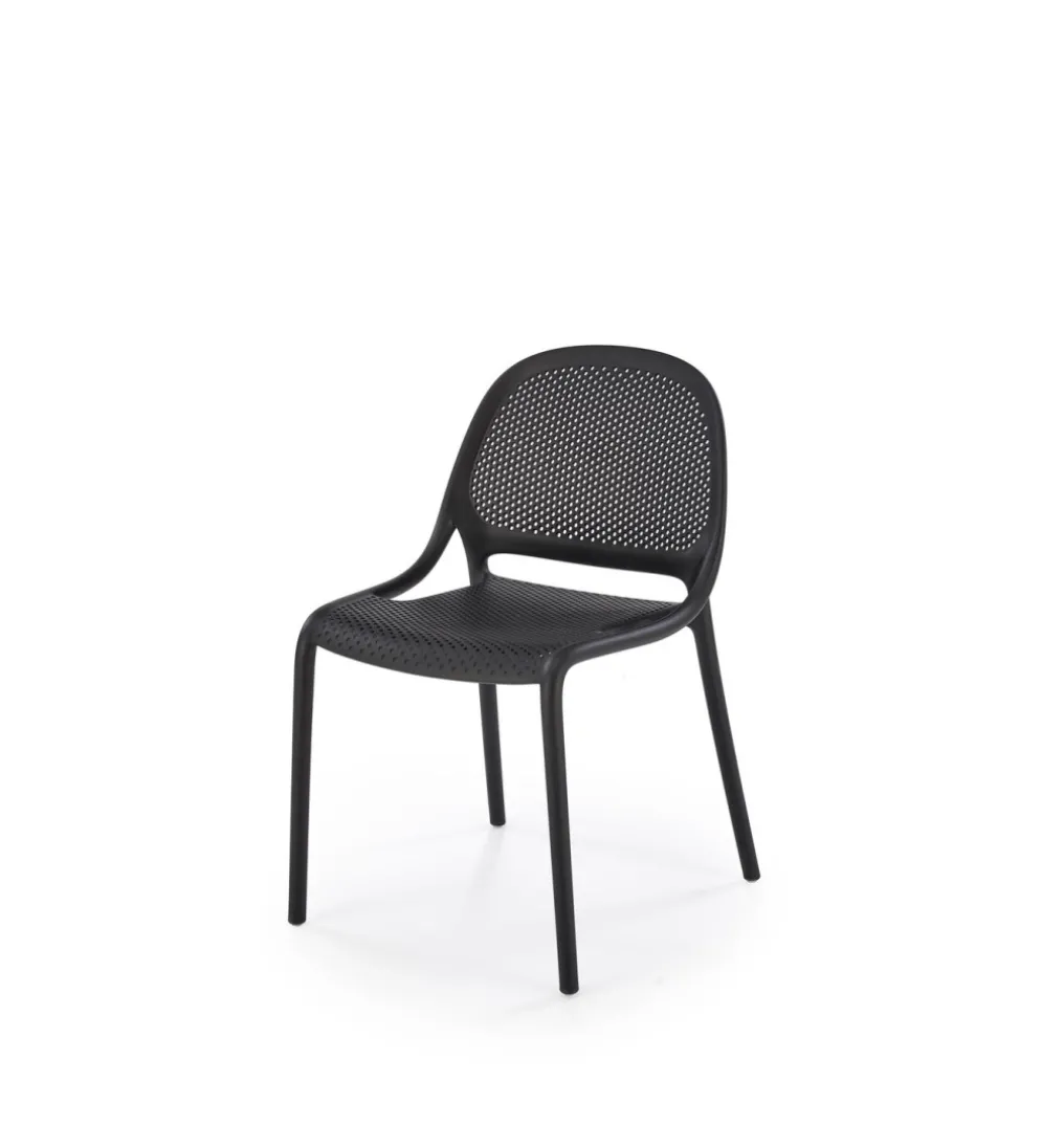 Krzesło ogrodowe K532 80 cm czarne