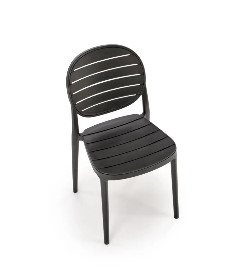 Krzesło ogrodowe K529 83 cm czarne