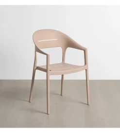 Krzesło ogrodowe LUCEROS 83 cm beżowe