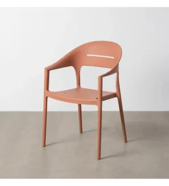 Krzesło ogrodowe LUCEROS 83 cm terrakota