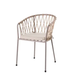 Krzesło ogrodowe MYRA 80 cm szare