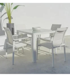 Krzesło ogrodowe STELLA 90 cm białe