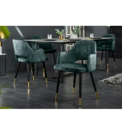 Krzesło Paris Velvet petrol