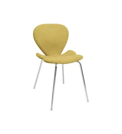 Krzesło PETAL 84 cm musztardowe