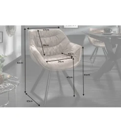 Krzesło The Dutch Comfort Taupe