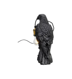 Lampa stołowa Animal Crow 34 cm czarna