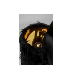Lampa stołowa ANIMAL RABBIT FUR 68 cm czarna