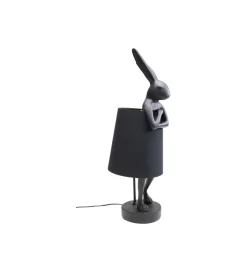 Lampa stołowa Animal Rabbit 68 cm czarna