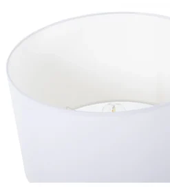 Lampa stołowa BEGAIN 42 cm ceramika zielono beżowa