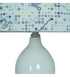 Lampa stołowa BUNOKI 63 cm ceramika zielona