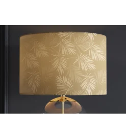 Lampa stołowa CLASSICO 55 cm szkło złoty
