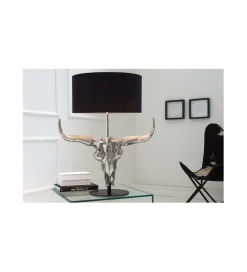 Lampa stołowa El Toro 68cm czarna