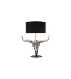 Lampa stołowa El Toro 68cm czarna