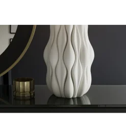 Lampa stołowa ELEGANCIA 65 cm ceramika biały