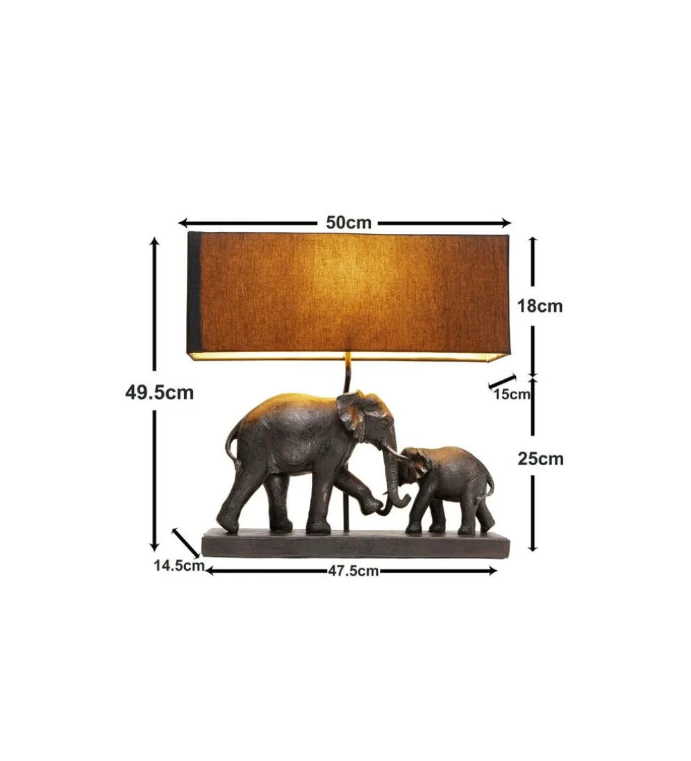 Lampa stołowa ELEPHANT FAMILY 50 cm
