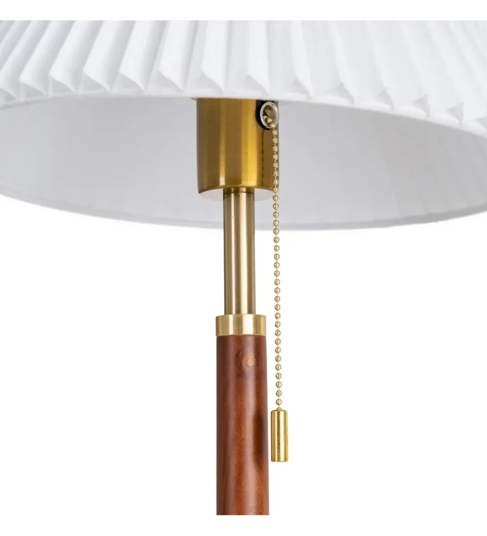 Lampa stołowa ETARAL 50 cm biało złota