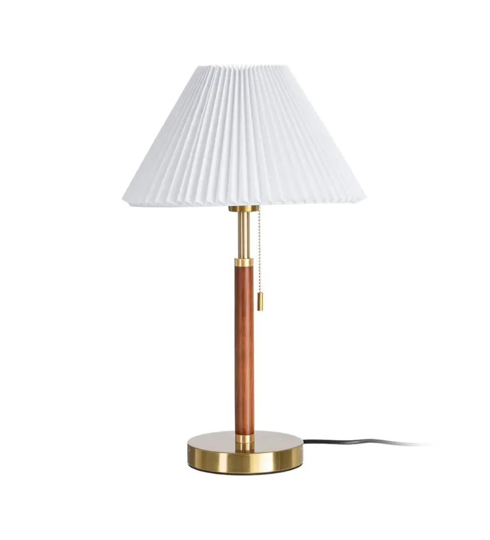 Lampa stołowa ETARAL 50 cm biało złota