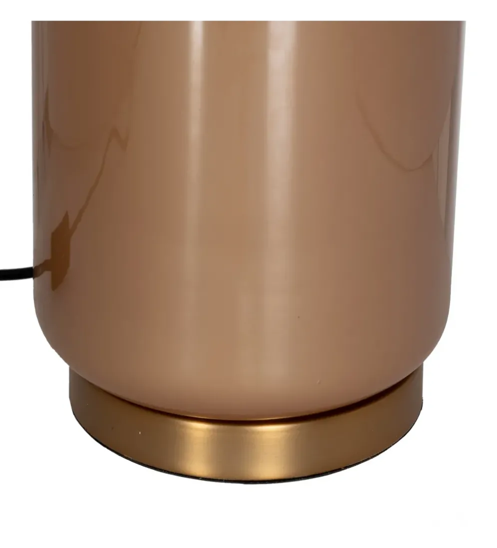 Lampa stołowa GETMARY 68 cm złoto beżowa