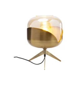 Lampa stołowa GOBLET BALL 35 cm złota