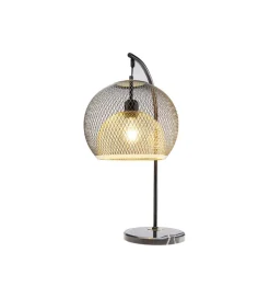 Lampa stołowa GRATO 62 cm czarna