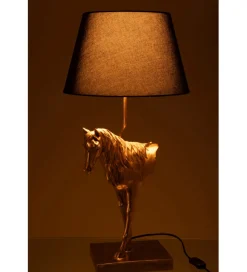 Lampa stołowa HORSE 70 cm złota