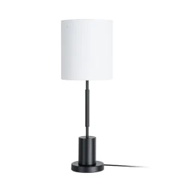 Lampa stołowa KESAMON 65 cm czarnobiała