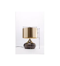 Lampa stołowa MAMO DELUXE 38 cm złota