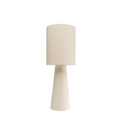 Lampa stołowa MARLEEN 60 cm boucle beżowa
