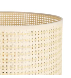 Lampa stołowa MENOSEA 51 cm terrakota kremowa