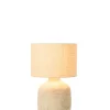 Lampa stołowa MIA 47 cm terrakota beżowa