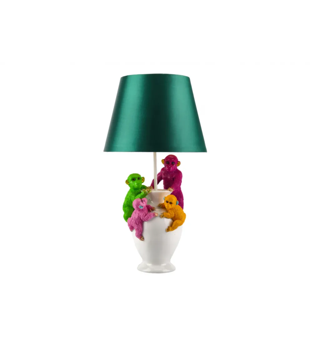 Lampa stołowa MONKEY 55 cm wielokolorowa