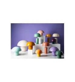 Lampa stołowa MUSHROOM 27 cm żółta