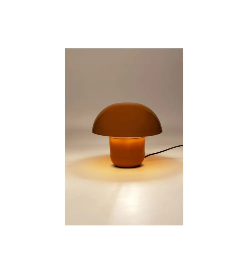 Lampa stołowa MUSHROOM 27 cm żółta