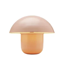 Lampa stołowa MUSHROOM 27 cm brzoskwiniowa