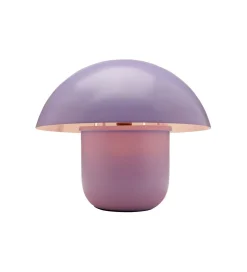 Lampa stołowa MUSHROOM 27 cm fioletowy mat