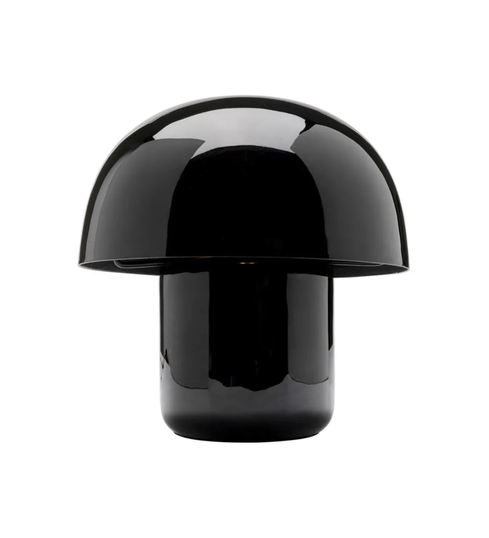 Lampa stołowa MUSHROOM SHINY 20 cm czarna