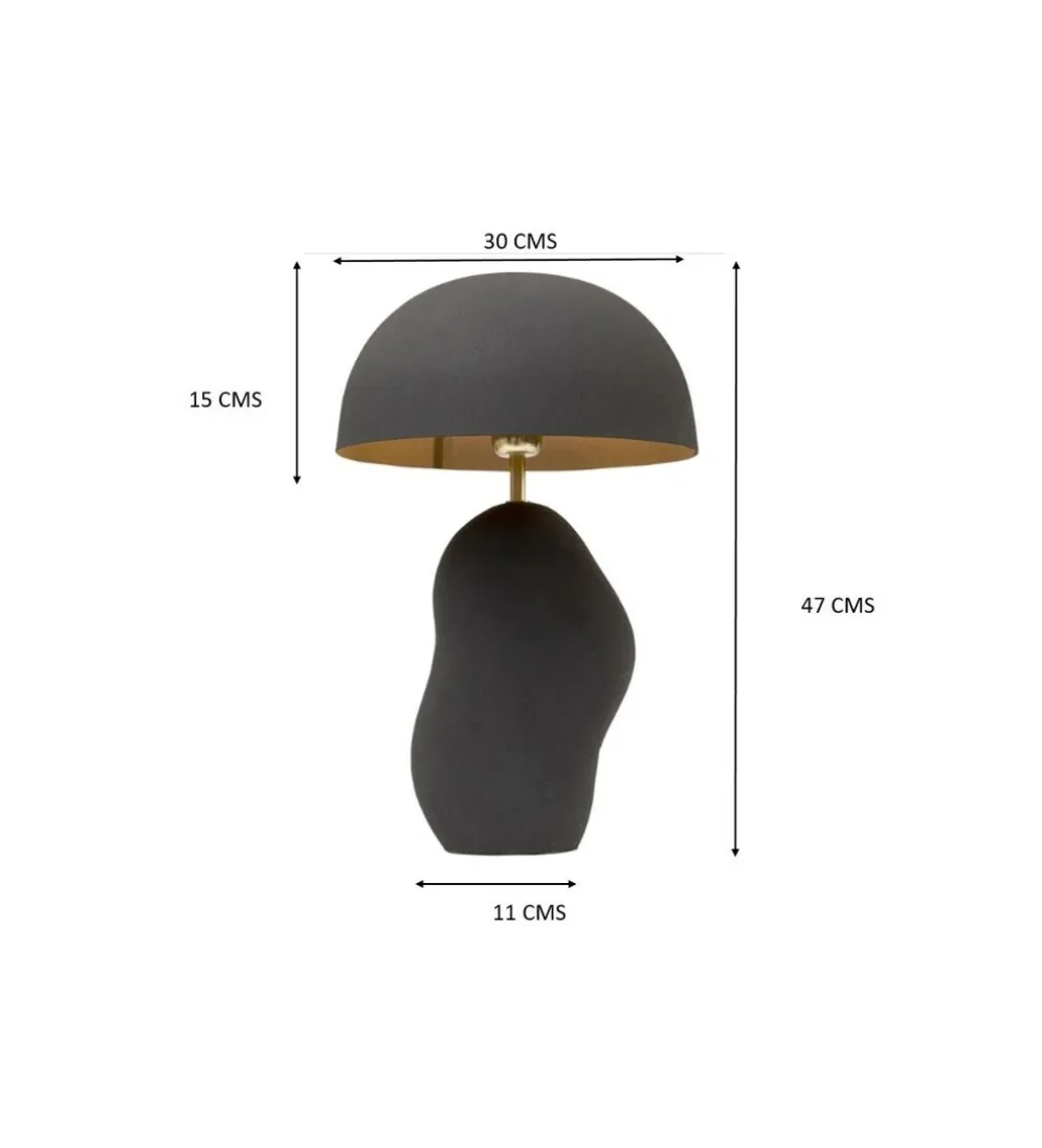 Lampa stołowa NUBE 48 cm czarna