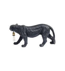 Lampa stołowa PANTERA 40 cm czarna