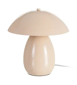 Lampa stołowa POBURNA 25 cm beżowa