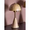 Lampa stołowa SOBREMESA 36 cm ceramika naturalna
